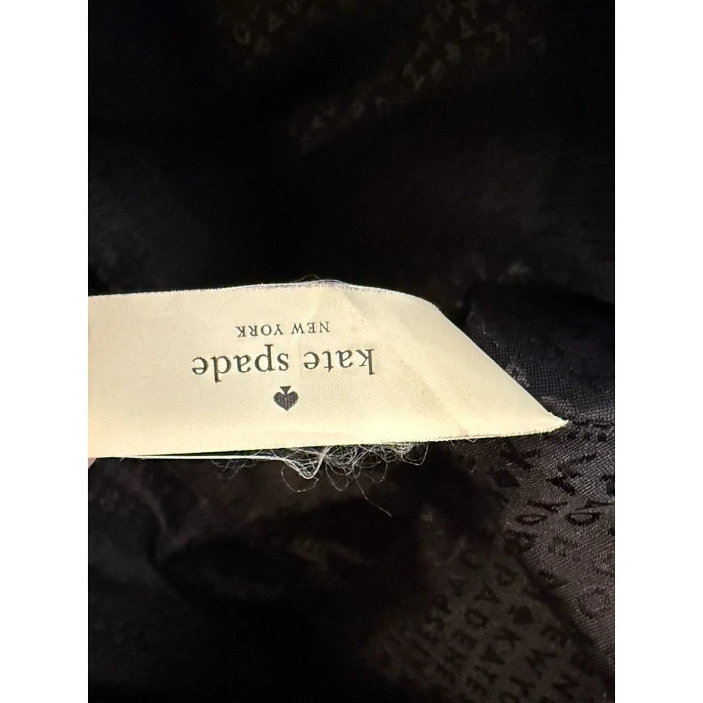 KATE‎ SPADE Black Leather Cove Street Ariel Handbag Purse Satchel Damaged Strap